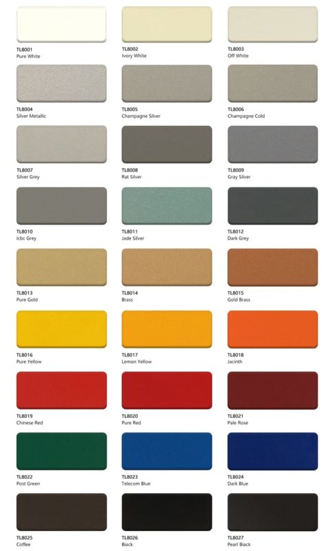 Aluminum Composite Panels Color to choose