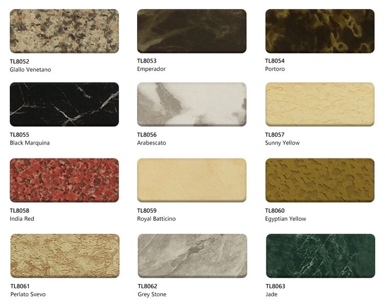 Marble Aluminum Composite Panel colors